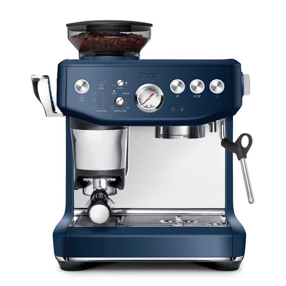 Sage Barista Express Impress Siebträgermaschine, Zwetschgenblau