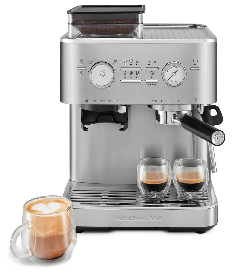 img-1788638146037-347405.webp KitchenAid 5KES6551ESX Espressomaschine mit Mühle, 2,5 l, 1500 W – Bild 1